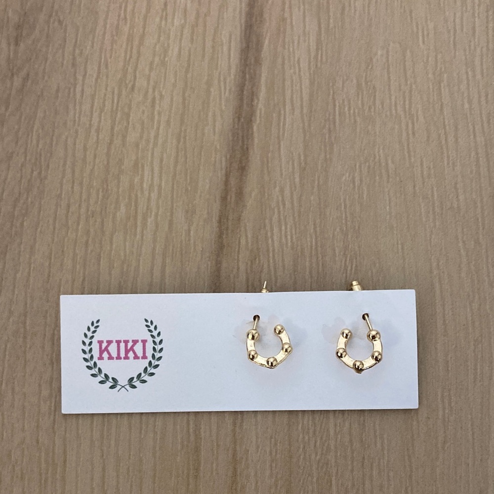 Gold mini Hoop Earrings